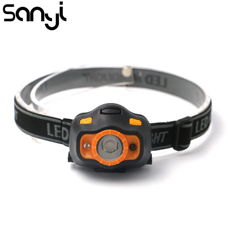 Налобный фонарь SANYI светодиодный индуктивный с датчиком движения|sensor headlamp|head