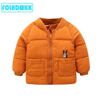 

New Winter Spring New boys Girl Jackets Long Sleeve Baby Girl Coats Thick Warm Kid Coats Cotton boy Jackets and Coats For 2Y-8Y