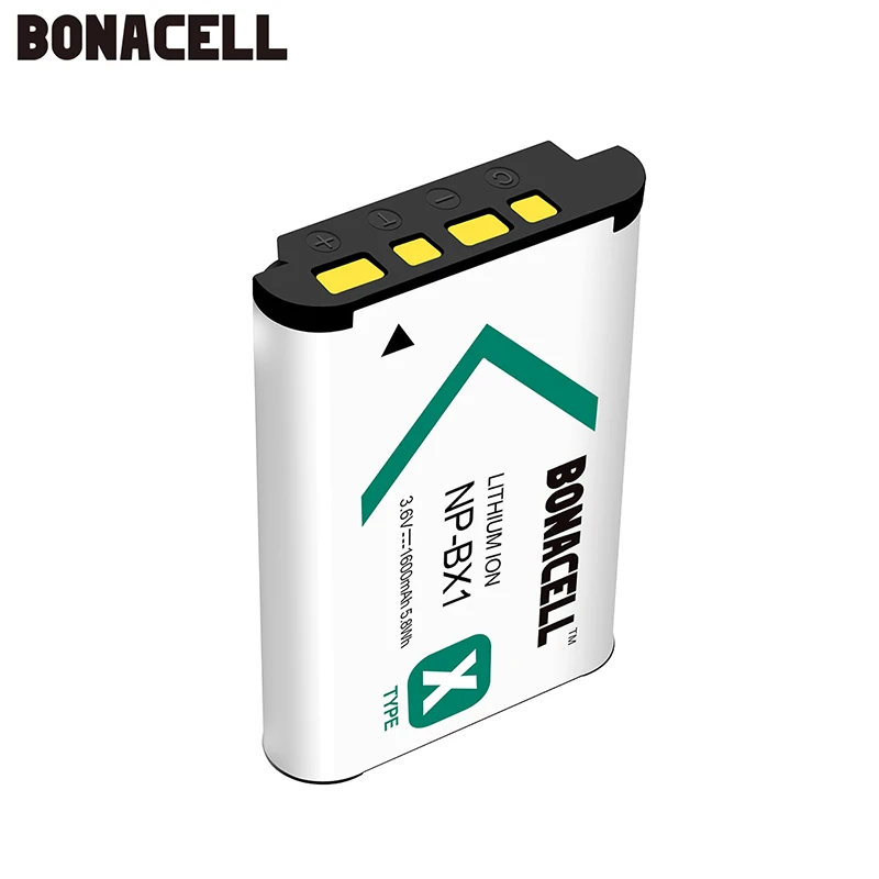 

bonacell 3.6V NP-BX1 NP BX1 Battery for Sony Cyber-Shot DSC-RX100 HX300 WX300 HDR-AS100V HDR-AS30V HDR-AS100VR HDR-PJ275