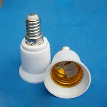 Konwerter E14 do E27 Adapter gniazdo konwersji wysokiej jakości materiału ognioodpornego Adapter gniazda uchwytu lampy(China)