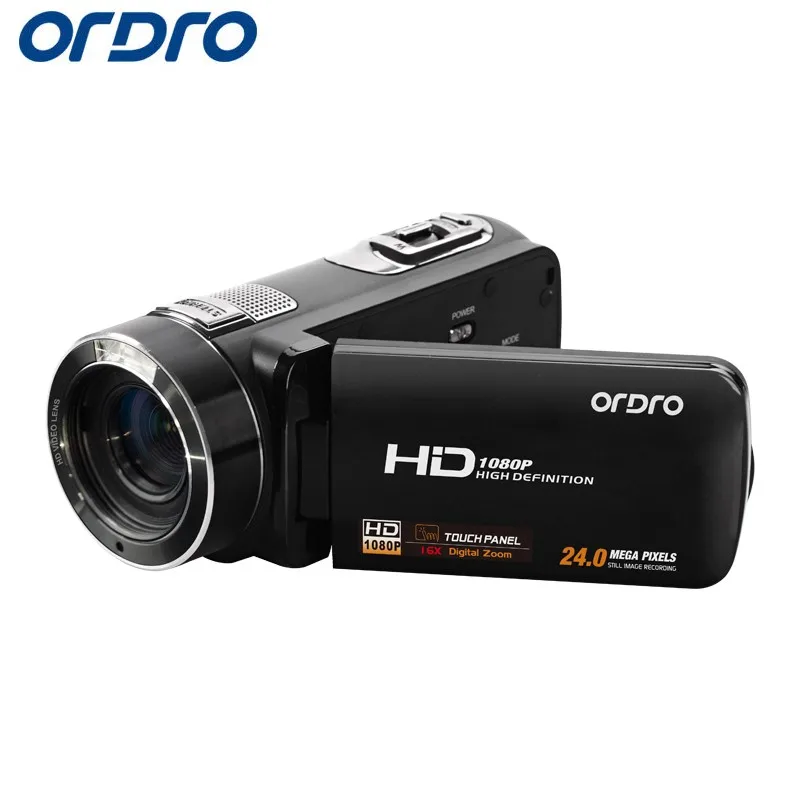 HDV-Z8 Цифровые фотоаппараты HD 1080 P рефлекс 24,0 МП 16X видео Регистраторы 3,0 дюймов ЖК-дисплей вращения Экран мини видеокамеры