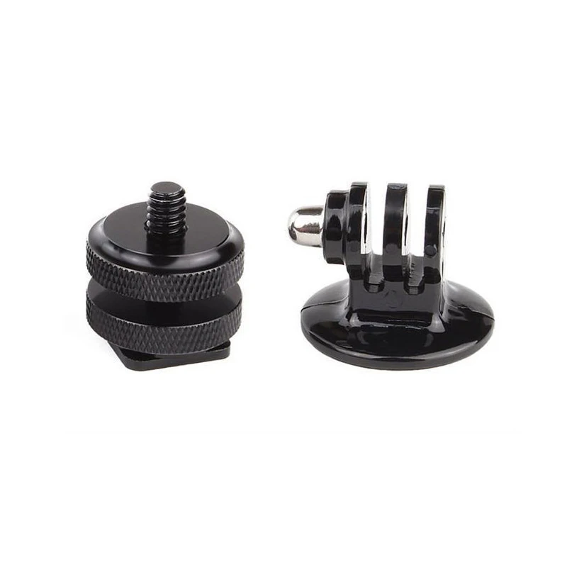 14  Hot shoe Holder Tripod Monopod Mount Adapter with Screw Adapters Set For GoPro Hero 3 3+ 4 5 6 7 Sports Camera Accessories (10)