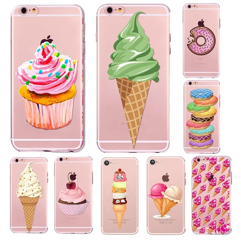 Lovely Cover For iphone 8 Case Iphone 7plus 8plus 7 6 6s 5 5s se X 10 Transparent Silicone Phone Capa Shell |
