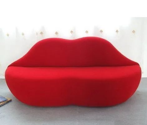 Small Apartment Sofa Double Lips Shape Creative Personality Small Apartment Sofa Double Lips Shape Creative Personality Interview Program Couch