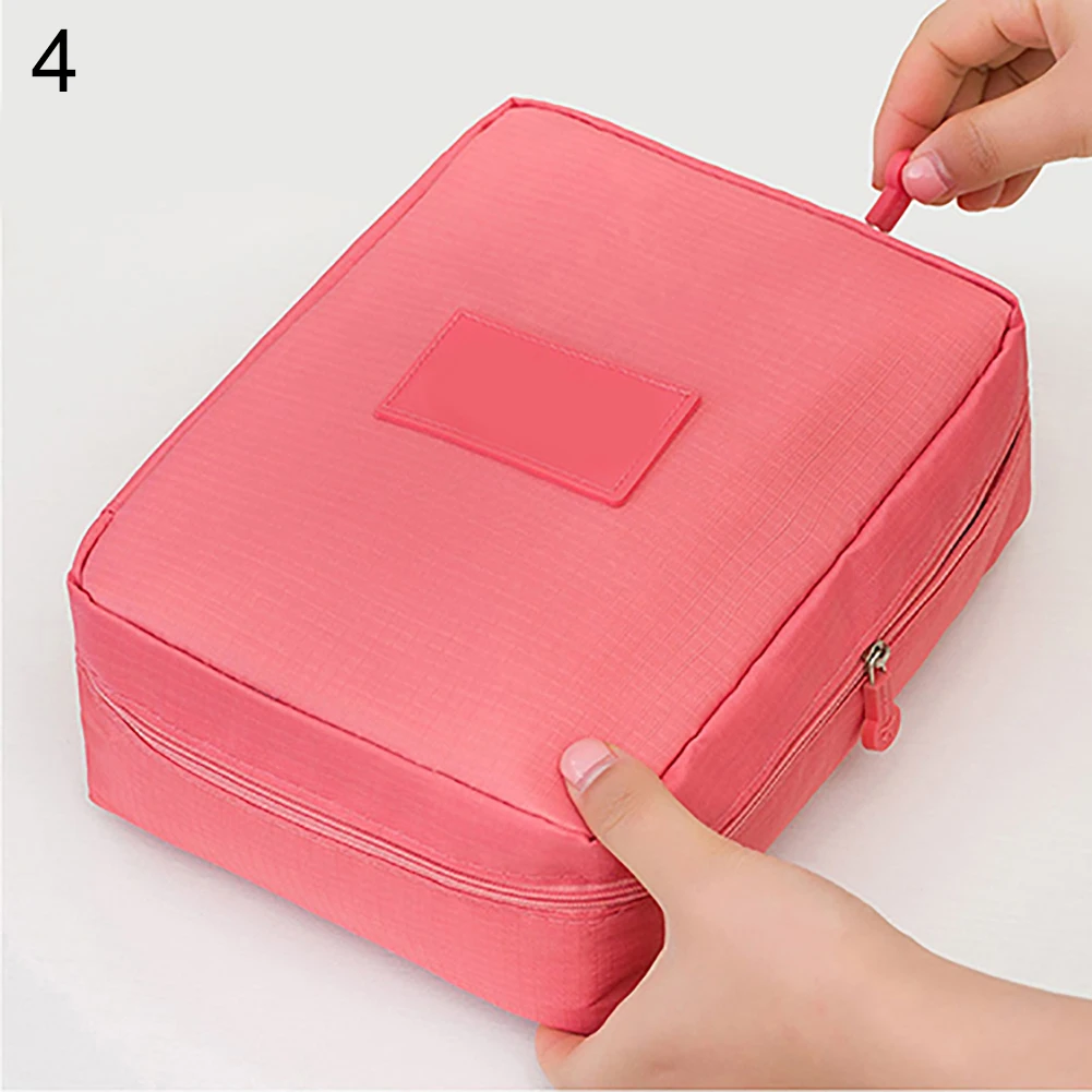 Multifunctional Cosmetic Toiletries Storage Bag Travel Makeup Organizer Pouch (4)