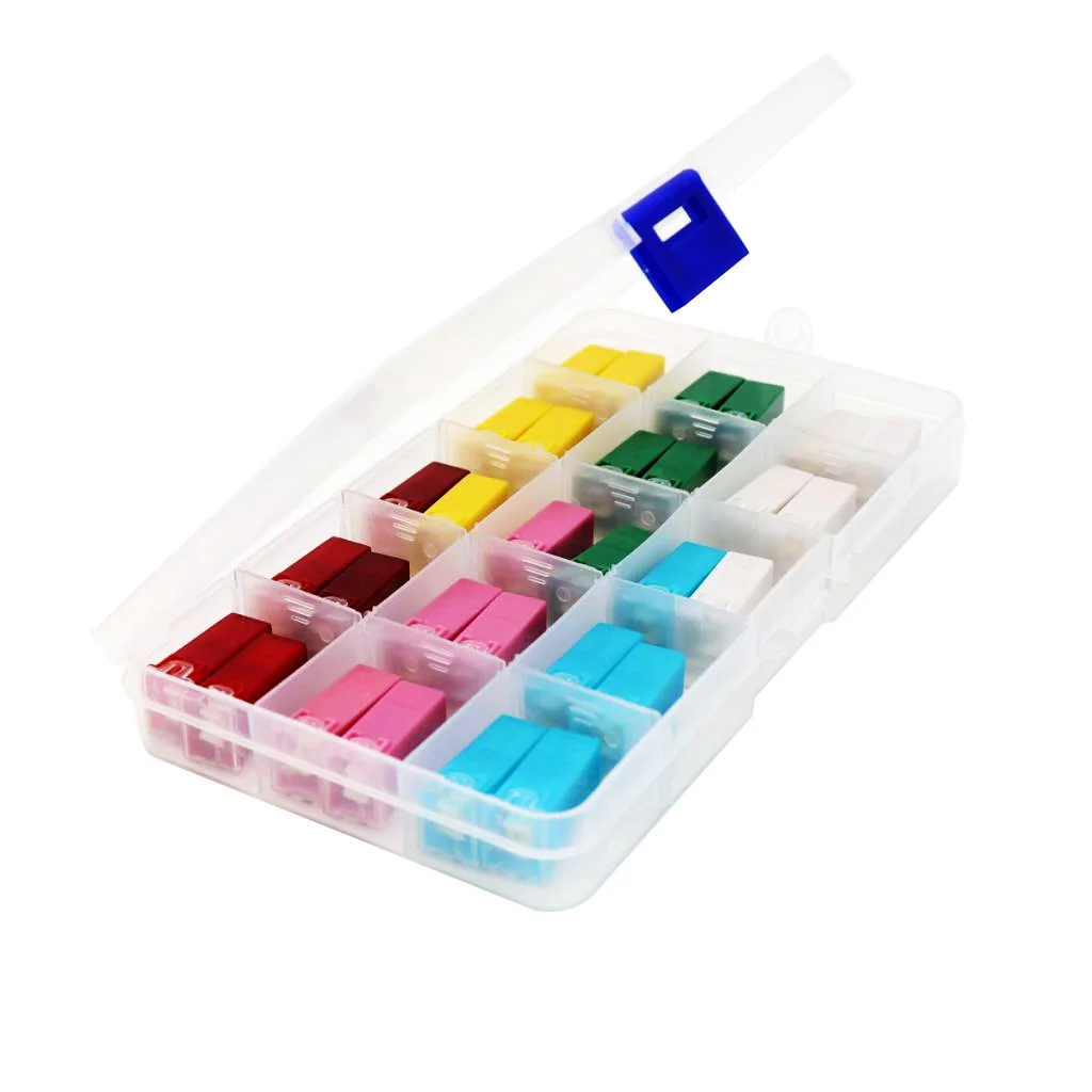 30pcs Car 32V F2828-Z JCASE Box Shaped Fuse Kit 20A 25A 30A 40A 50A 60A