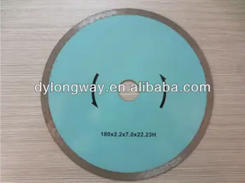 

180x7x22.23-15.88mm cold press continuous rim diamond saw blade for tiles,ceramic,and marble
