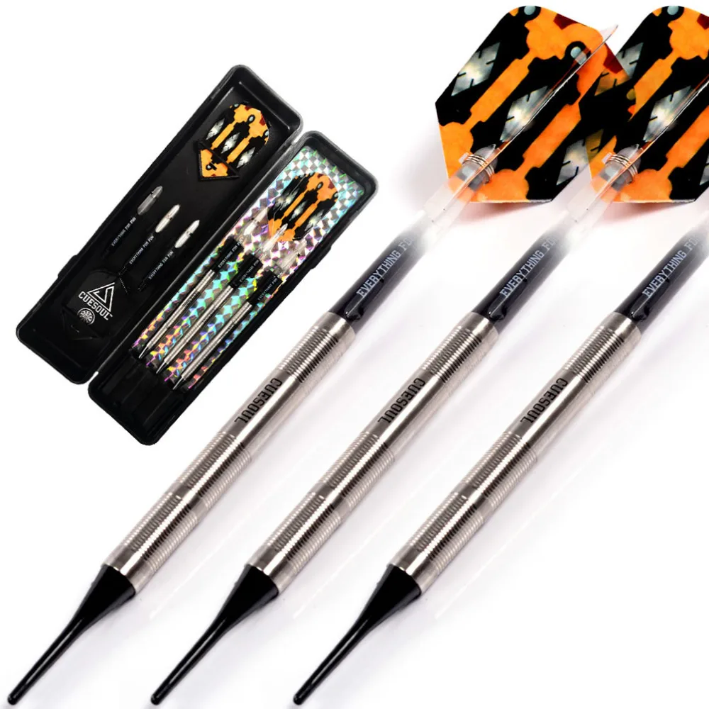 

CUESOUL Swords Series 18 Grams 95% Tungsten Soft Tip Darts Set 010