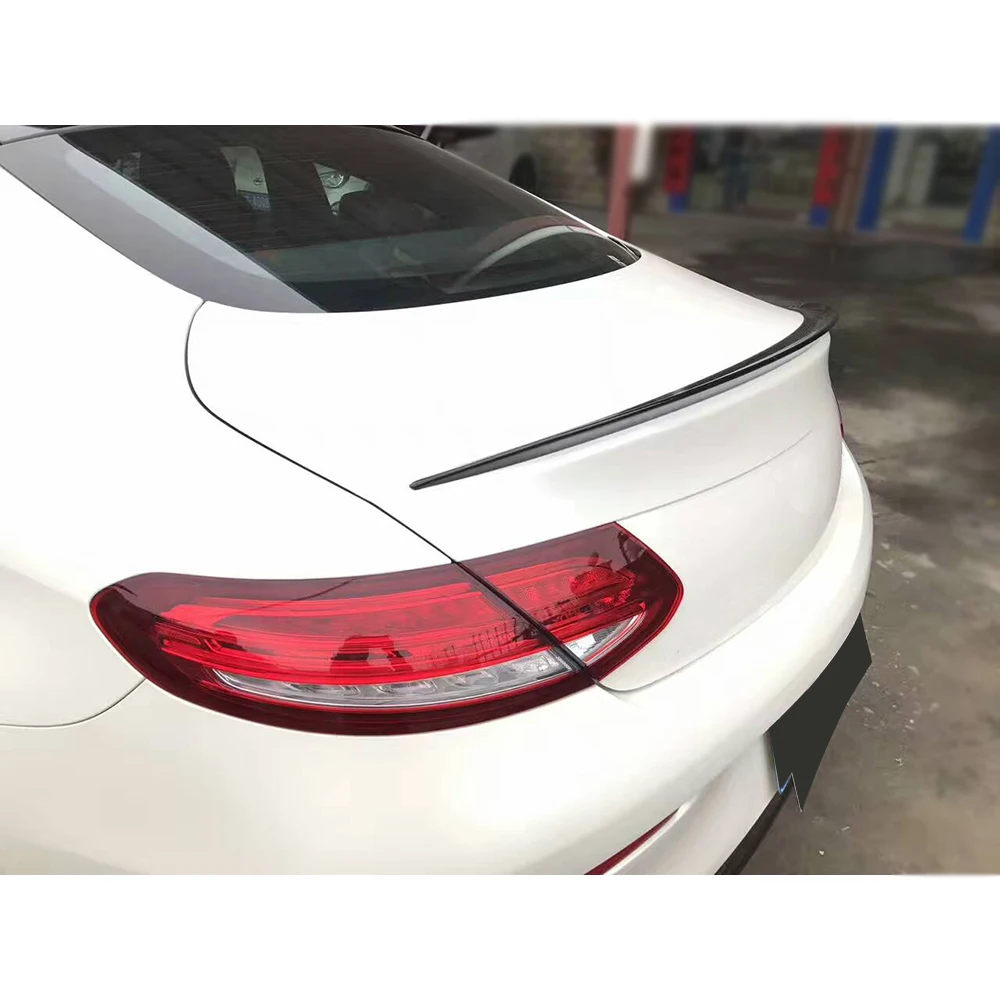 Карбоновый спойлер заднего крыла для Mecerdes Benz W205 C205 C180 C200 C250 C300 C350 C63 AMG Coupe 2 двери