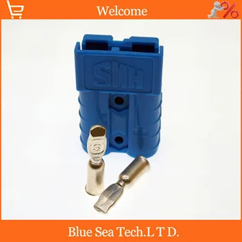 

Blue,Original SMH SY50A 600V Charging battery plug with Pin,50A UPS power connector for Forklift,electrocar etc.CSA,ROHS