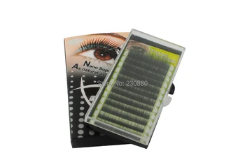 

1 Pcs mixed size five colors single mink eyelash extension/ mixed size colorful eyelash by free shipping