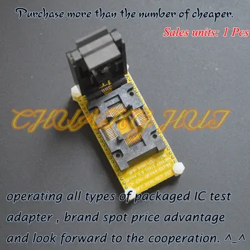 

ic test FPQ-44-0.8-14 test socket FPQ44 QFP44 Test socket with connection plate 1 pin to 1pin General purpose line