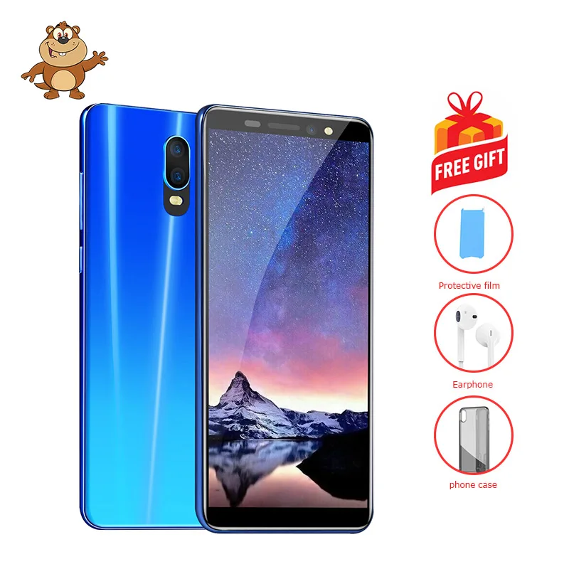 

MiGueR R17 5.72 Inch Full Screen Mobile Phone MTK6580 Android 6.0 Quad Core 1GB RAM 4GB ROM 3800mAH Dual Card WCDMA Smartphone 3