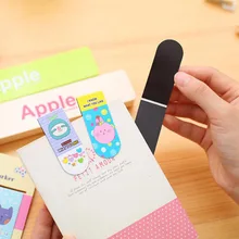 2 шт./компл. кошка коала узор закладки милый мультфильм животных магнитные закладки лень льва, слона, кролика крокодил лиса