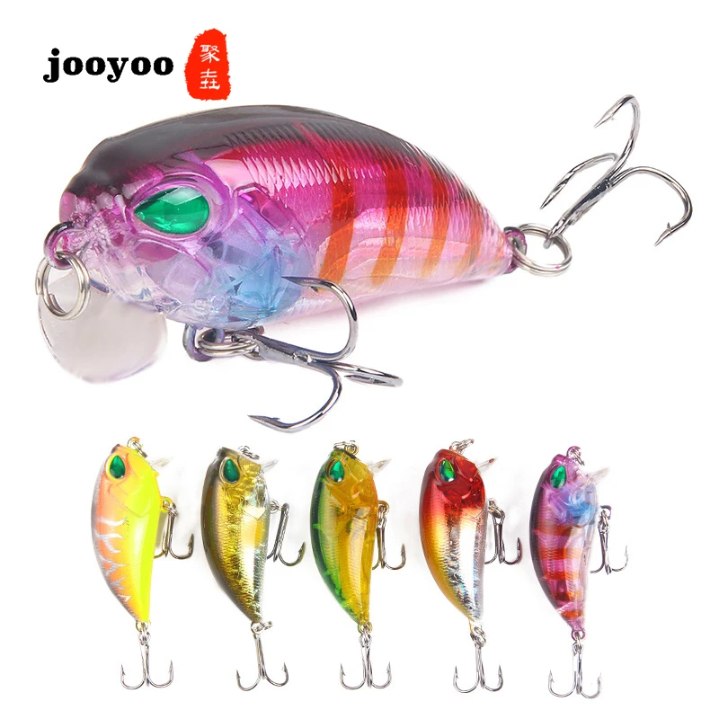 

Fishing Fun Lure Bait Du0 Crank Fat Fat Bait Artificial Bionic Fish Bait Minnow Simulation Hook Fishing Gear Accessories jooyoo