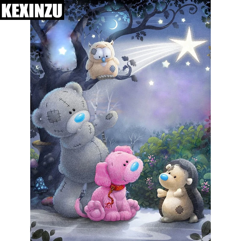 KEXINZU Алмазная картина kunst 5D Вышивка крестиком полная вышивка тряпичная кукла