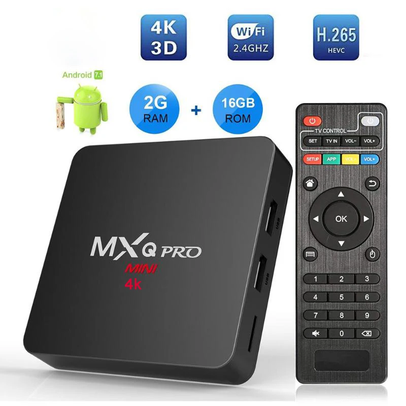Android tv box iptv subscription MXQ pro RK3229 4k 2G