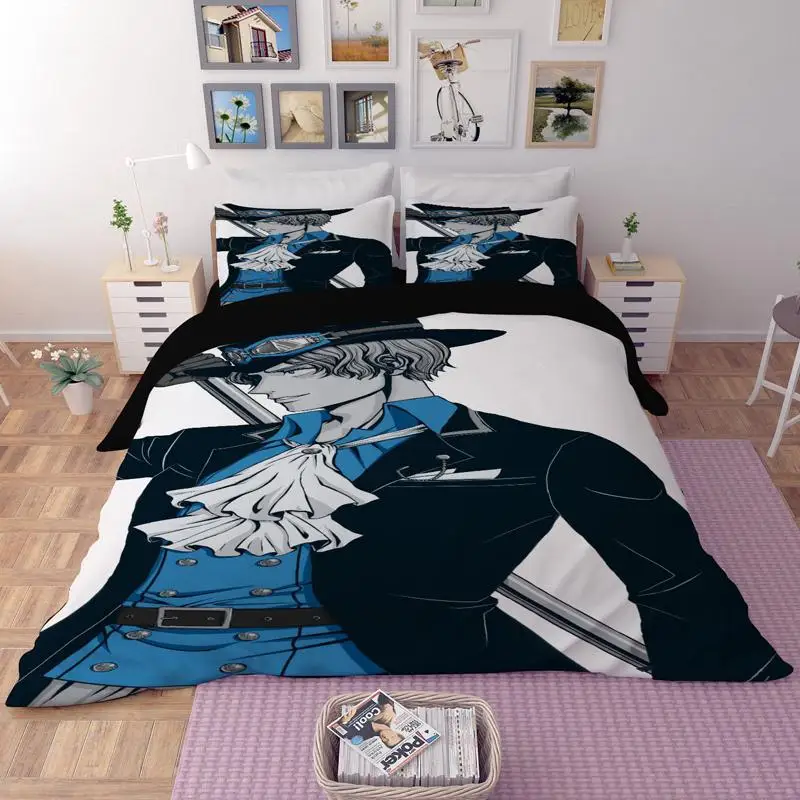 DX Luffy Ace Brotherhood аниме мультфильм постельное белье пододеяльник цельное одеяло комплекты постельного белья Постельное белье(без простыни - Цвет: 12