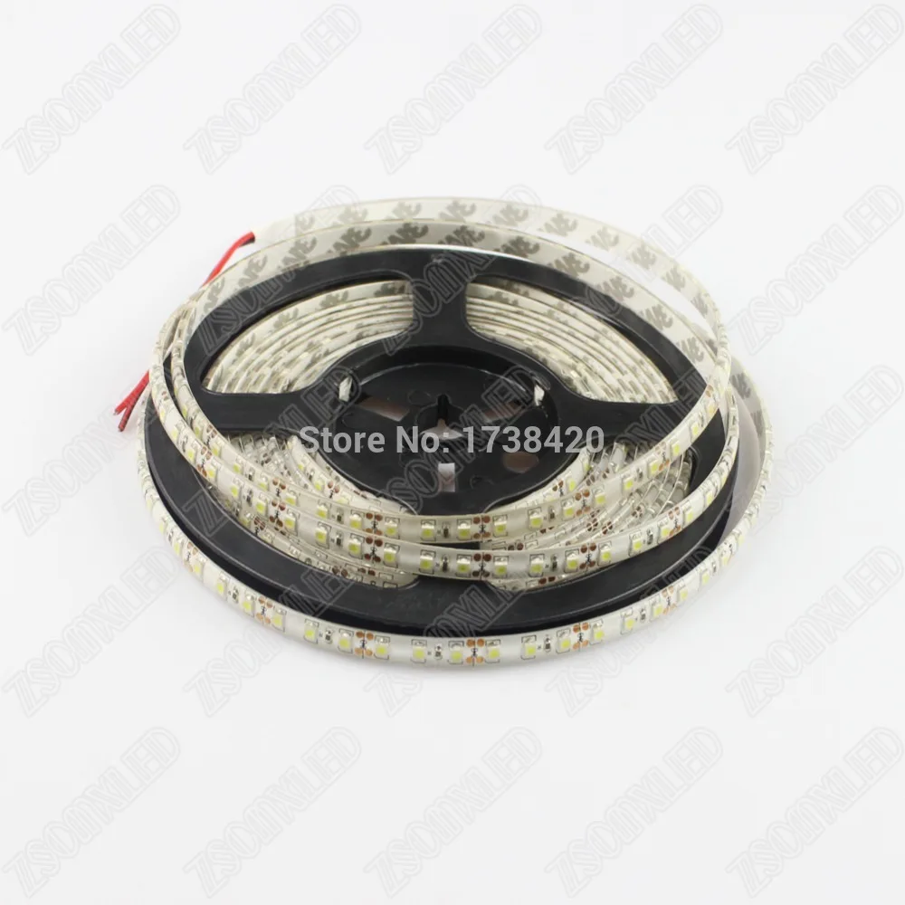Светодиодная лента водонепроницаемая 5 м IP65 3528 SMD 600 светодиодов 120 светодиодов/м 12