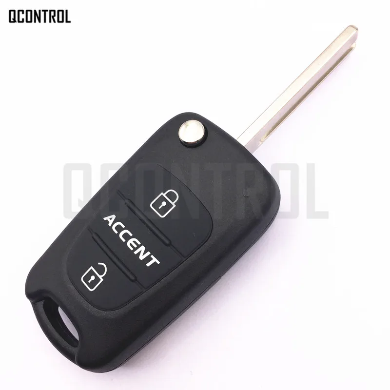 QCONTROL дистанционный ключ 433 МГц ID46 чип для HYUNDAI Accent OKA-185T CE0682 автомобильный БЕСКЛЮЧЕВОЙ передатчик