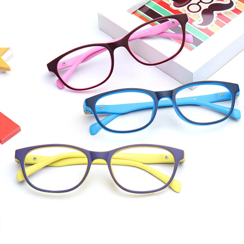TR90 Children's Anti Computer Blue Radiation resistant Kids Eyeglasses