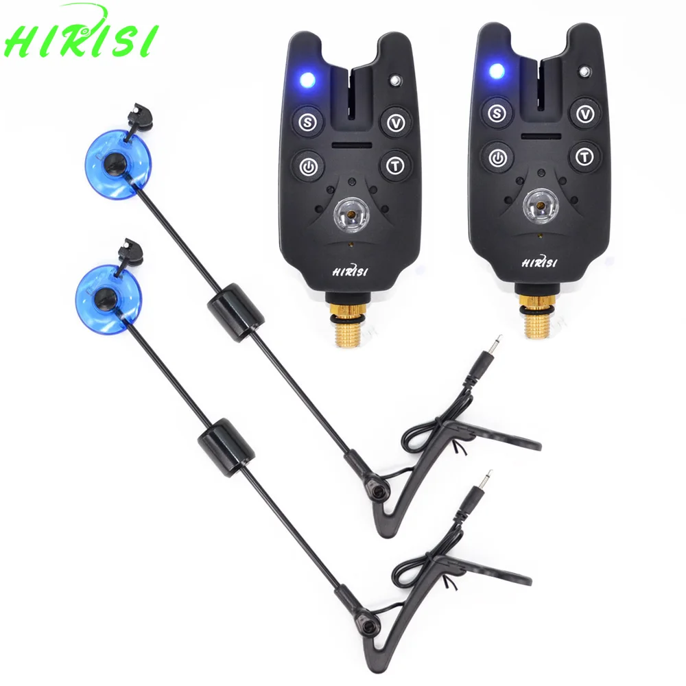 Carp Fishing Bite Alarms and LED Fishing Swinger Illuminated Carp