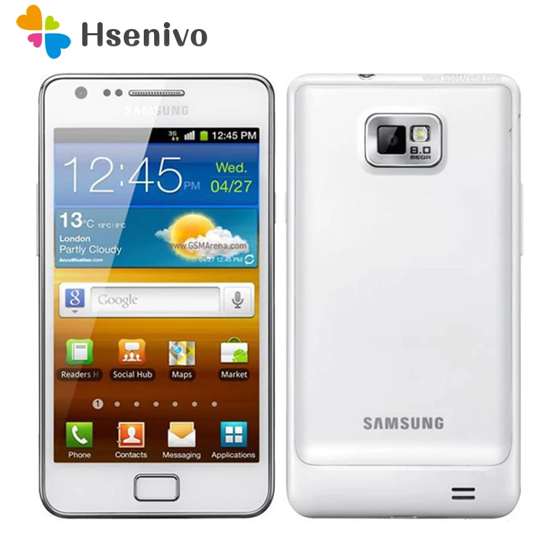 

original hot sale 100% Original Unlocked Samsung Galaxy S2 I9100 GPS 16GB ROM 8MP 4.3 Inch`Refurbished Smartphone Free Shipping