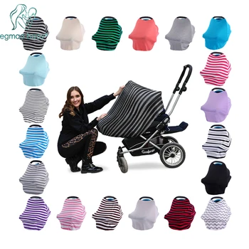 

New Baby Car Seat Cover Toddler Canpony Nursing Cover Multi-Use Stretehy Infinity Scarf Breastfeeding Shipping Car Chair Cover