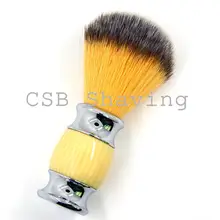 CSB Мужская щетка для бритья волос из металла и смолы ручка синтетических волос Парикмахерская удобное приспособление для бритья