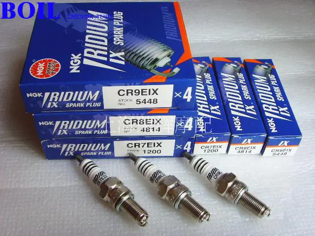 NGK CR7EIX CR8EIX CR9EIX MOTORCYCLE IRIDIUM SPARK PLUG-in Motorbike ...