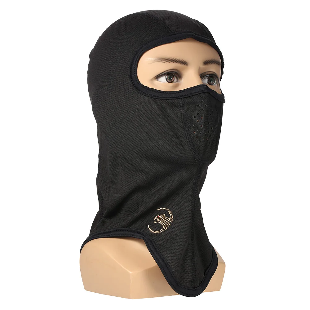Мотоциклетные маски черная сетка динамическая сетка Полная Маска летняя дышащая х-б маска для лица с вентиляционными отверстиями