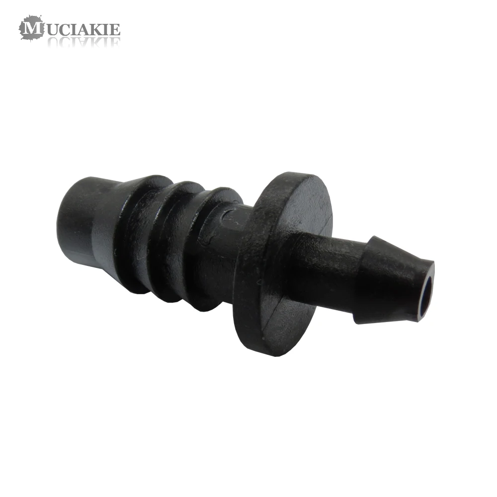 

MUCIAKIE 20PCS 8/11MM to 4/7mm Reducing Barbed Straight Connectors 3/8'' to 1/4'' Reduced Barb Micro Drip Irrigation Fittings