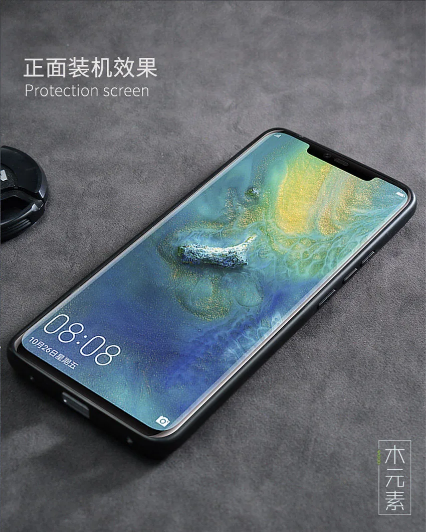 2018 New Huawei Mate 20 Lite Case Slim Wood Back Cover TPU Bumper Case For Huawei Mate 20 Lite Phone Cases Mate20 lite (10)