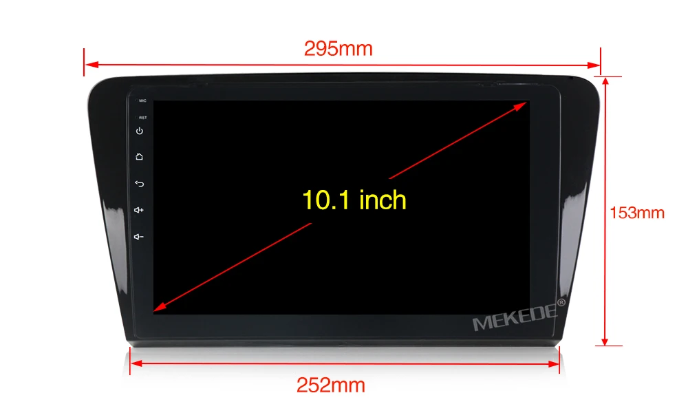 Perfect MEKEDE Android 8.1 car dvd gps multimedia player For SKODA Octavia 2013-2018 A7 car dvd navigation radio video audio player 5
