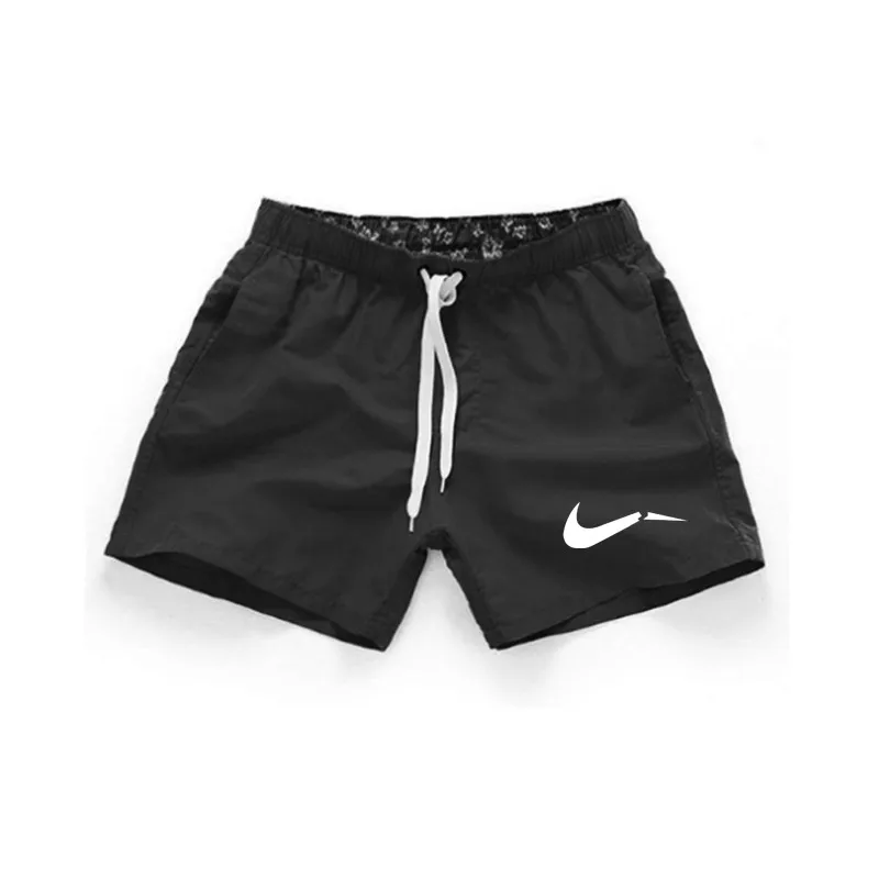 

2018 Summer New fashion homme beach bermuda men's Shorts letter printing casual Jogger shorts men 9 color Size M-3XL
