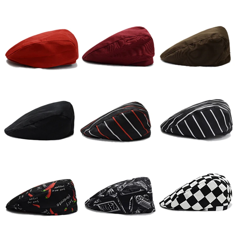 

Classic Western Beret Ivy Caps Flat Brim Men Woman Caps Spring Summer Sun Hats Adjustable Cotton Blend Men Beret Caps