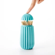 Креативная Грибная головка автоматическая подставка для зубочисток экологичный дом чехол Подставка для зубочисток многоцветный Диспенсер Для Зубочисток