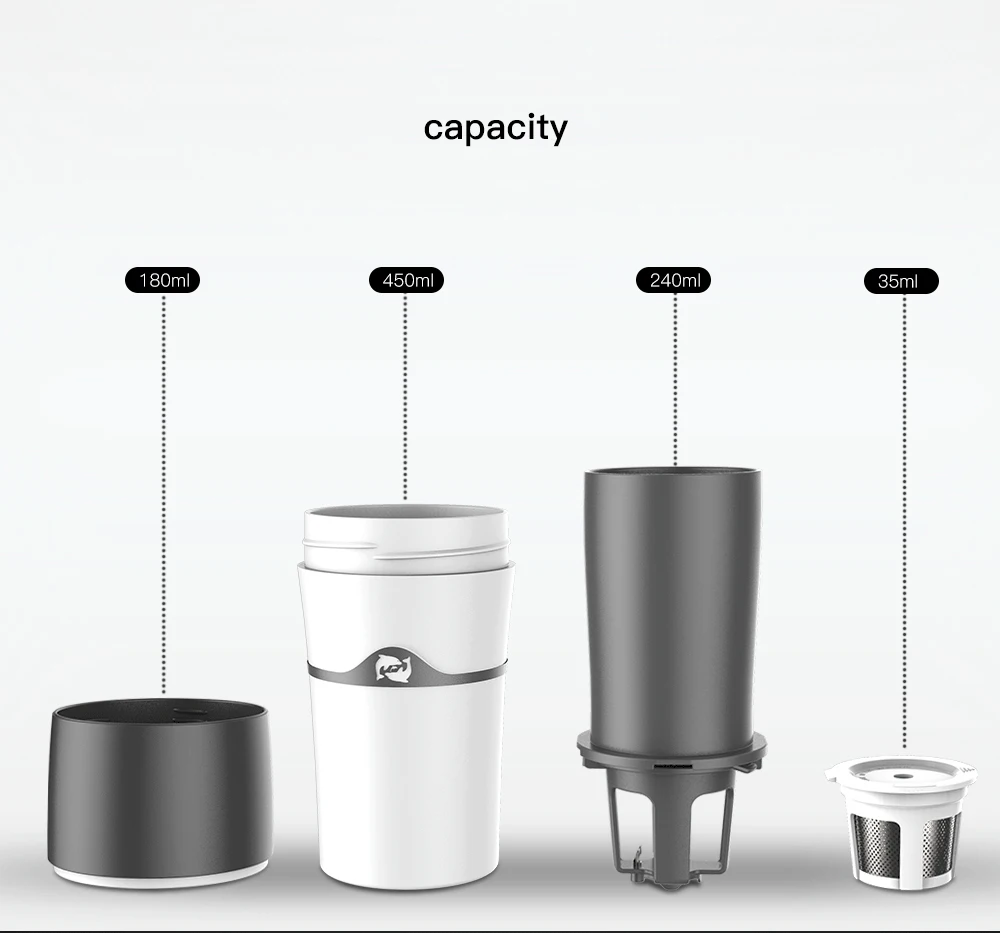 Портативный капельный Кофеварка фильтр для путешествий Кружка Эспрессо машина многоразовая многофункциональная кофейная кружка наслаждайтесь горячей и холодной
