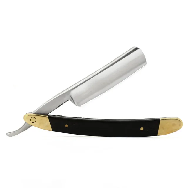 Zy Luxury Man Straight Edge Shaving Razor Cut Throat Ebony Wood Handle Barber Shave Beard Knife Stainless Steel Shaver Zy Luxury Man Straight Edge Shaving Razor Cut Throat Ebony Wood Handle Barber Shave Beard Knife Stainless Steel Shaver