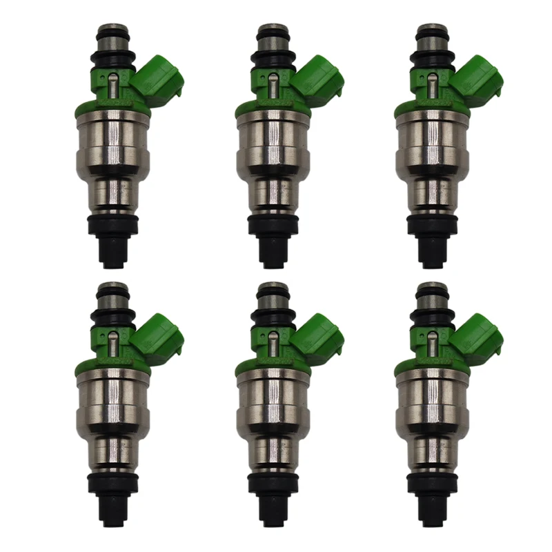 

6PCS Original Fuel Injector Injection Nozzle for 1989-1998 MAZDA MPV 3.0L 195500-2300 1955002300