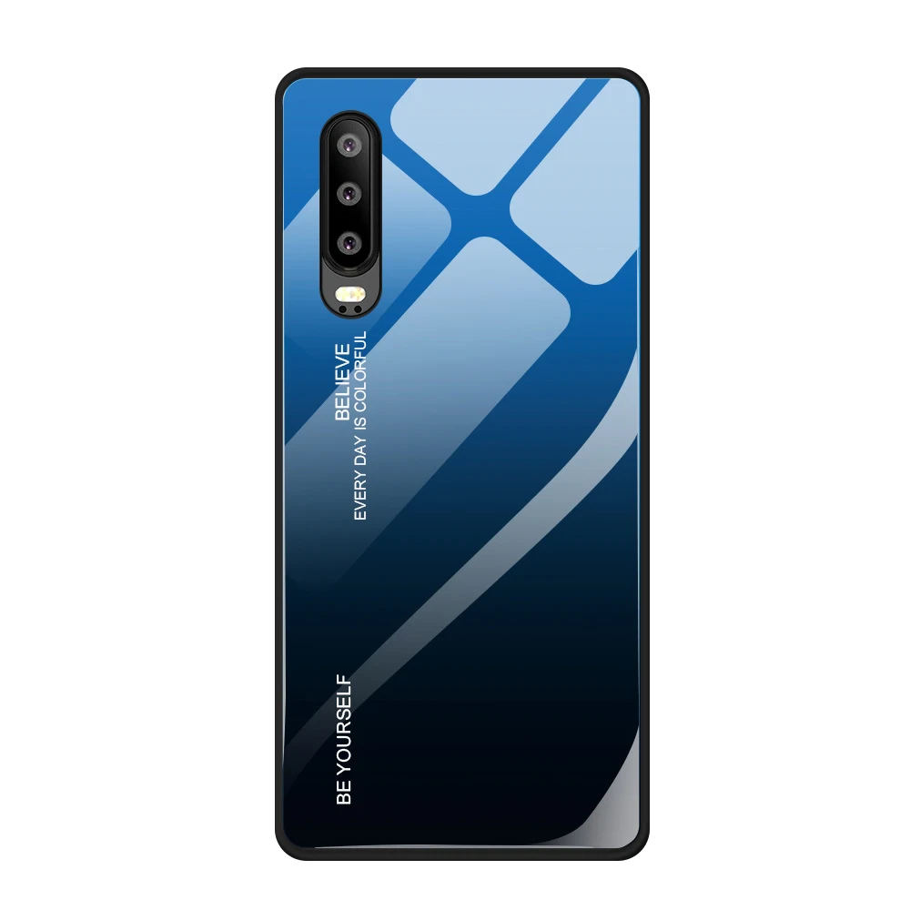 Чехол из закаленного стекла RAXFLY с градиентом для huawei P20 P30 Lite Pro, чехол для телефона s, чехол для huawei mate 20 Lite Pro Honor 20 Pro - Цвет: 05