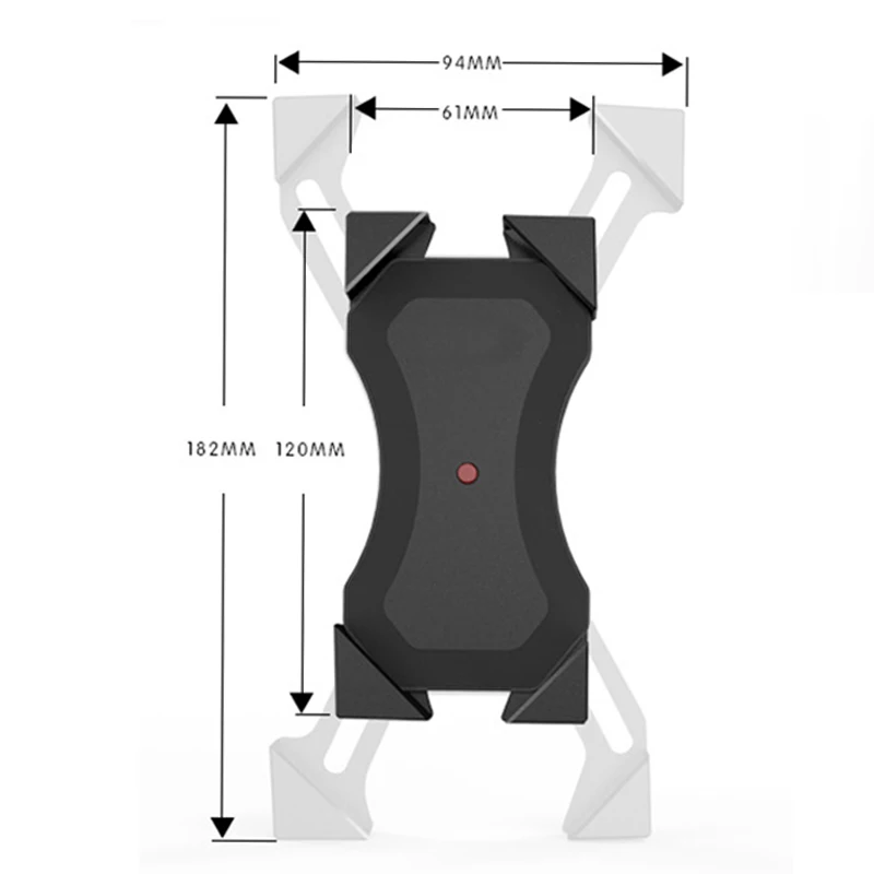 Держатель для мобильного телефона на руль мотоцикла, держатель для мобильного телефона, подставка для телефона на велосипед для 4-6,5 дюймов для samsung Huawe Xiaomi