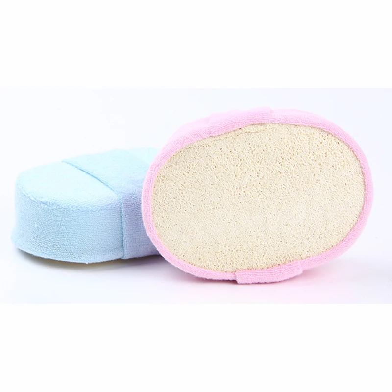 5 pz corpo spazzola da bagno spugne per il corpo naturale morbido doccia sbuffi luffa spugne