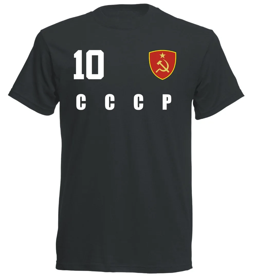 Футболка в стиле Джерси CCCP футболка с цифрой все 10 забавная лето 2019|Футболки| |