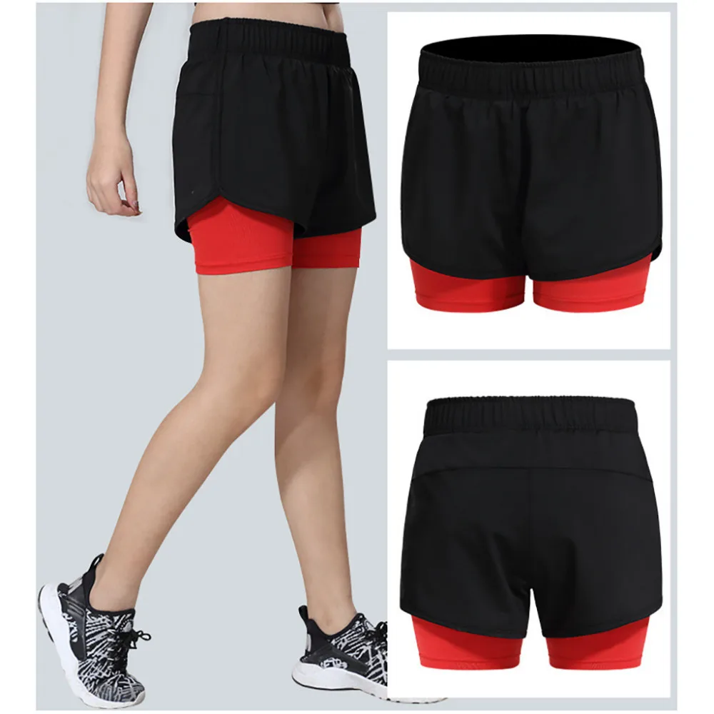 2019 Women's casual cotton sexy yoga shorts running shorts yoga jogging lightproof hot yoga shorts ladies gym fitness 40J1 (5)