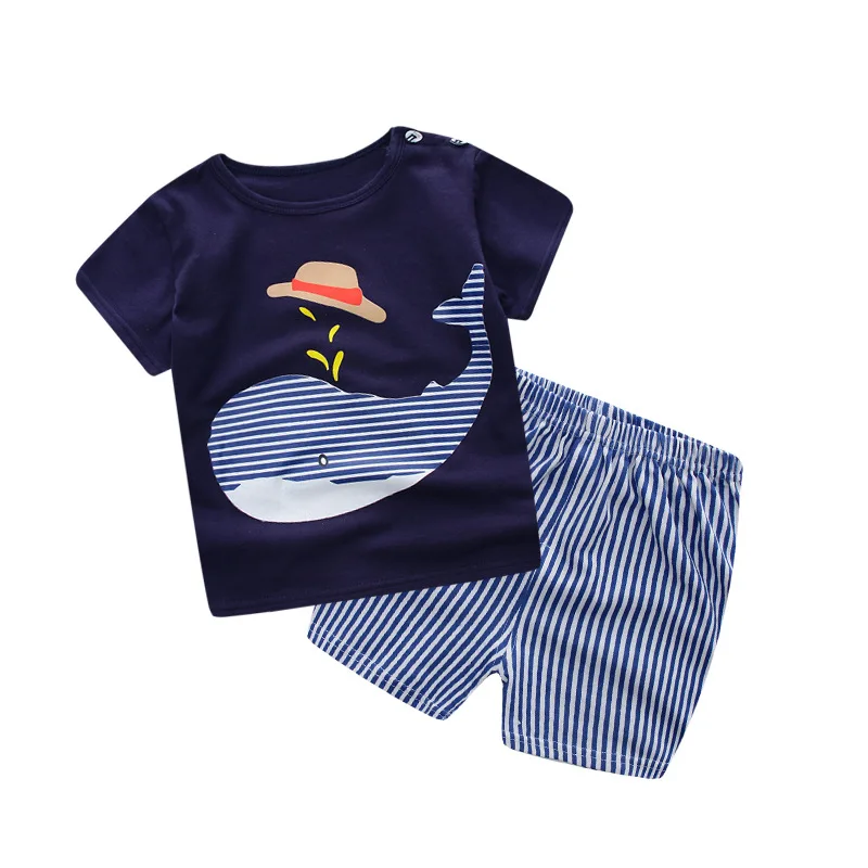 Baby Boy Clothes Summer New Aircraft Baby Boy Girl Clothing Set Cotton ...