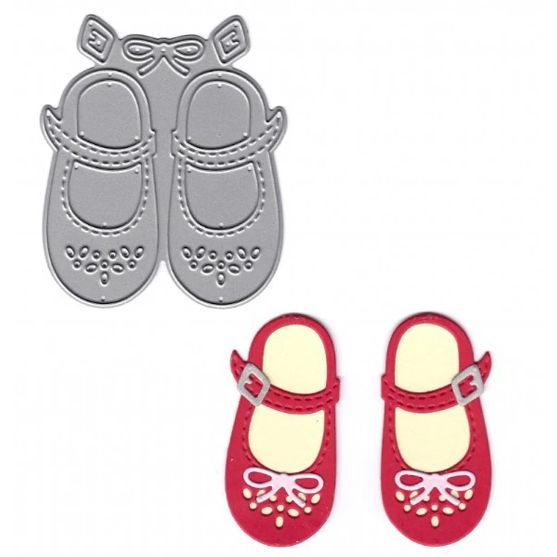 

Adv-one Scrapbooking Dies Metal Baby Shoes Cutting Dies New 2019 Craft Embossing Stamp Stencil Paper Card Making Template DIY