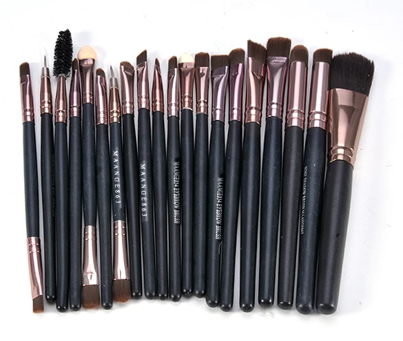 

20Pcs Professional Makeup Brushes Set Powder Foundation Eyeshadow Make Up Brushes Cosmetics Soft Synthetic Hair