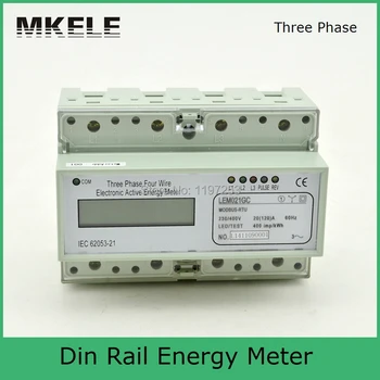 

Modbus RTU Din Rail MK-LEM021GC portable digital LCD three phase energy meter