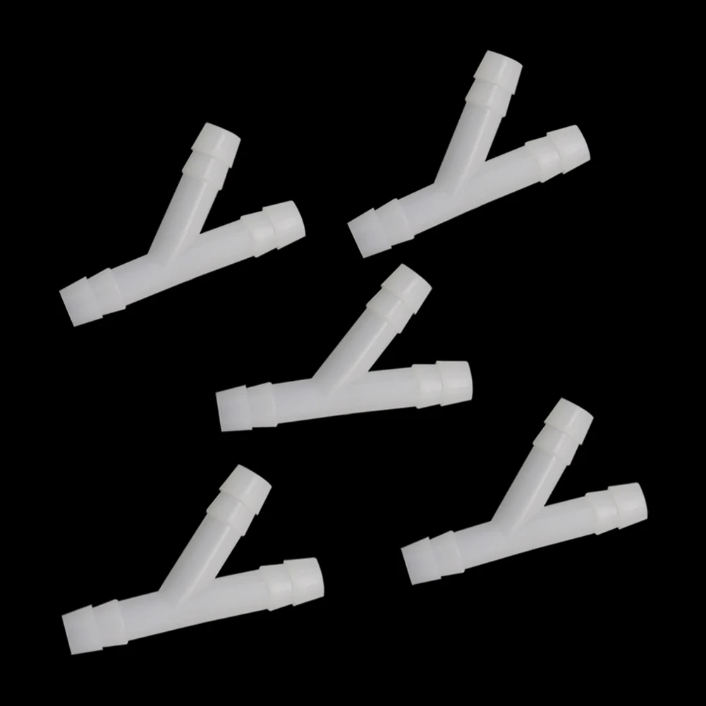 

200 Pcs Rabbit Chicken Drinking Cups Y shape Connectors Outter Diameter 10mm Poultry Birds Water Cups Pipe Connection Tools